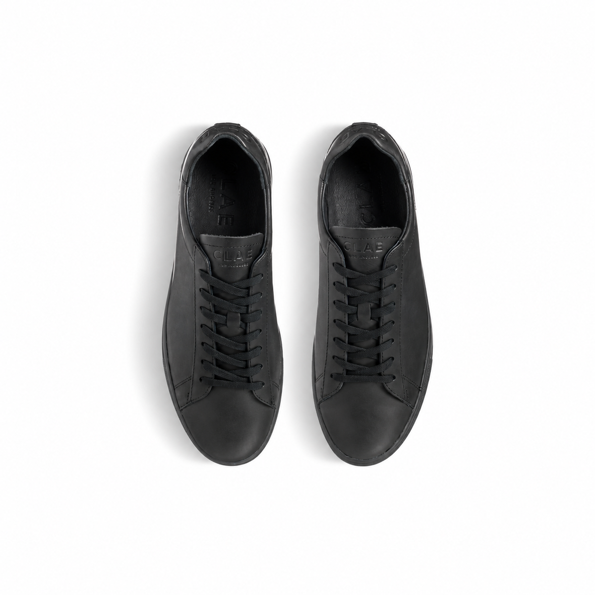 CLAE Bradley Essentials Triple Black Leather — top view